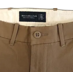Abercrombie & Fitch Herren Hosen braun/khaki Gr. W31 / L30 - Bild 3