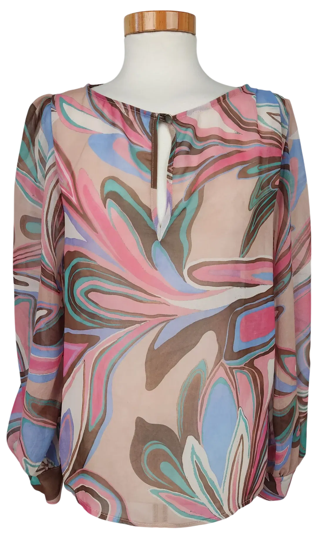 Maryley Damen Bluse, rosa - Gr. S  - Bild 1