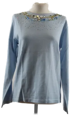 Olsen Damen Pullover mit Pailletten  - Bild 1