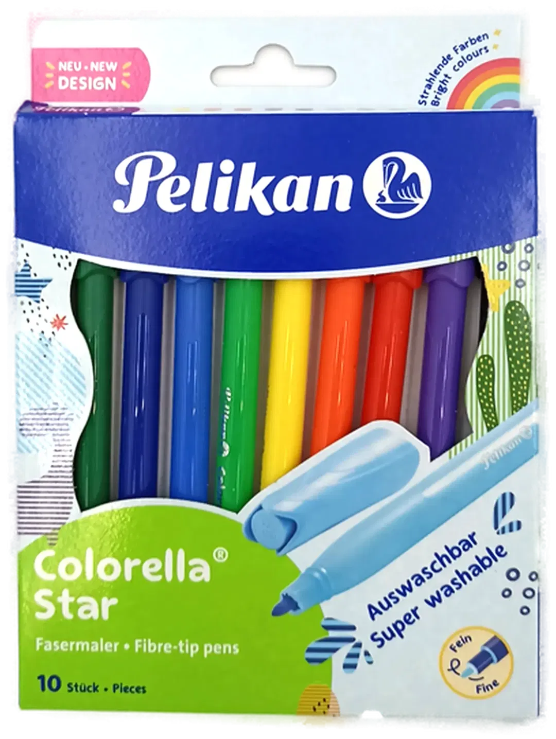 Pelikan Colorella Star 10-teiliges Fasermaler-Set - Bild 1