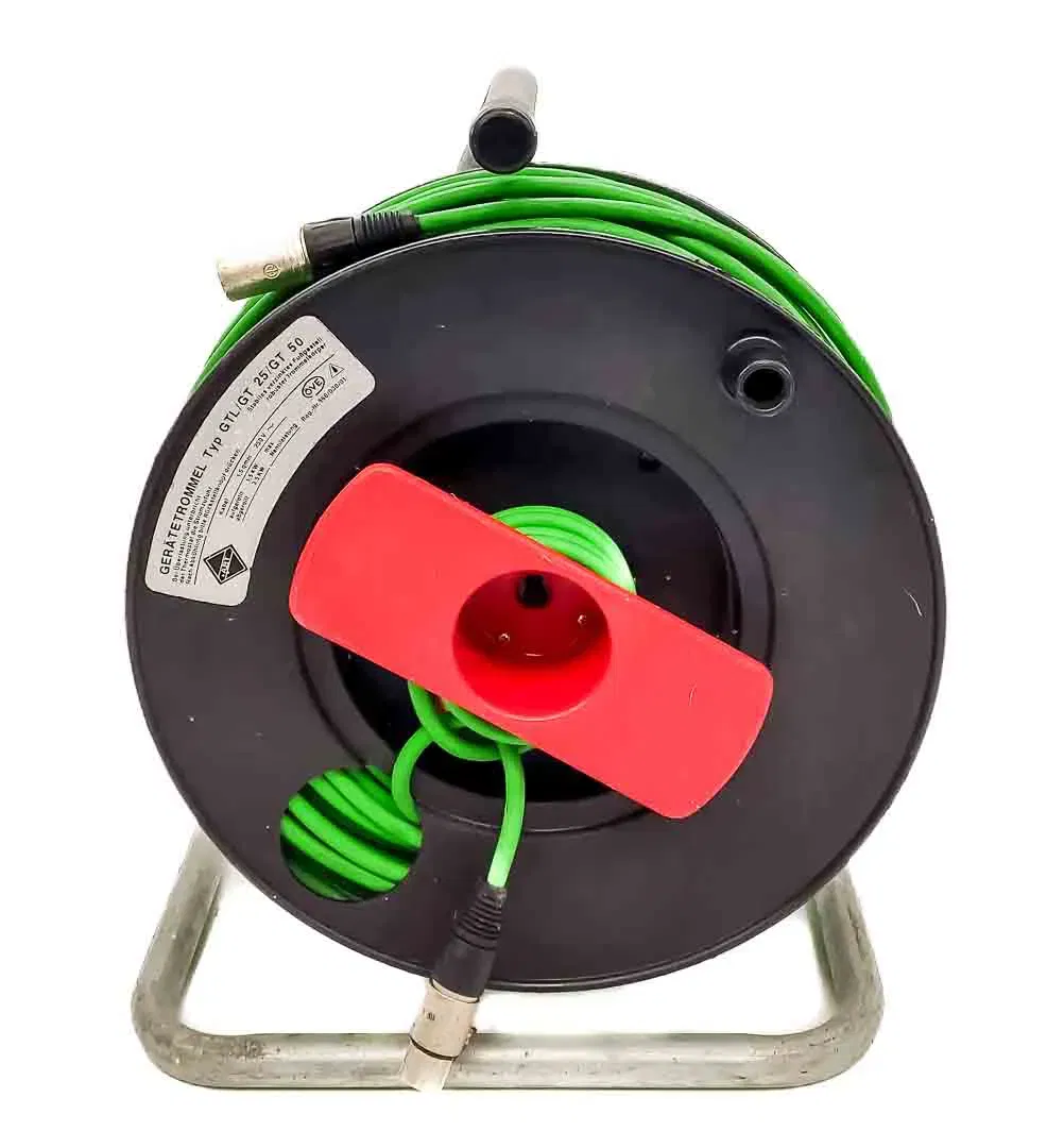 ABT Kabeltrommel/Gerätetrommel mit grünem XLR-Kabel Typ GLT/GT 25/GT 50 - Bild 3