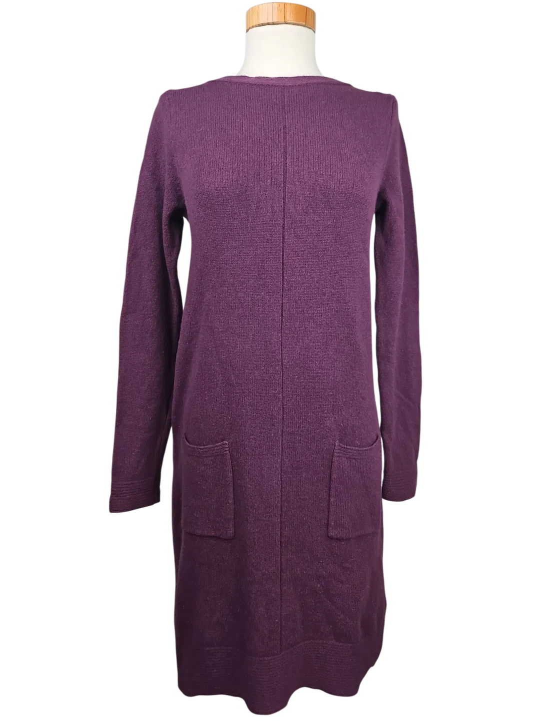 Christian Berg Damen Kleid (Merinowolle), purpur - Gr. S/36 - Bild 4