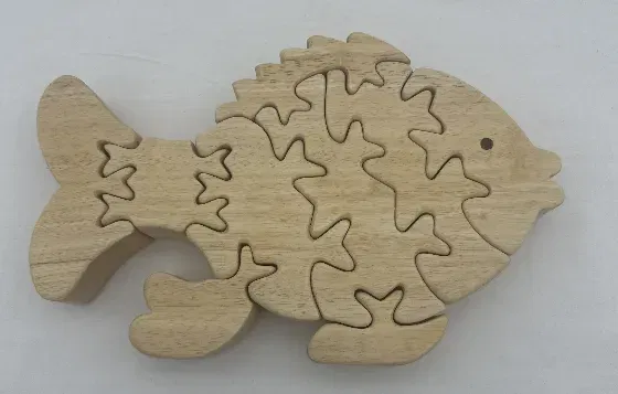 Fisch Holzpuzzle - Bild 1