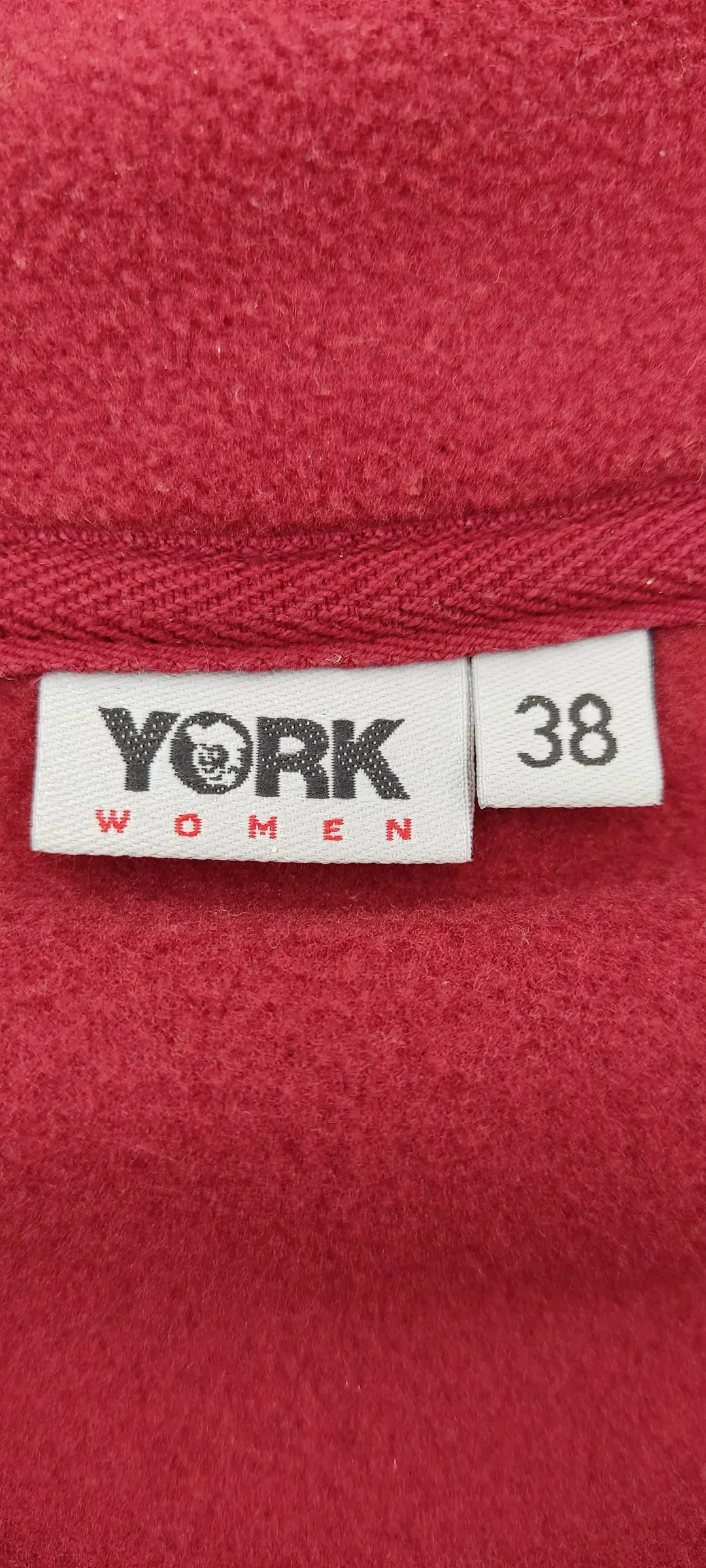 York Woman Fleecejacke Damen Rot | Sportlicher Klassiker – Bild 8