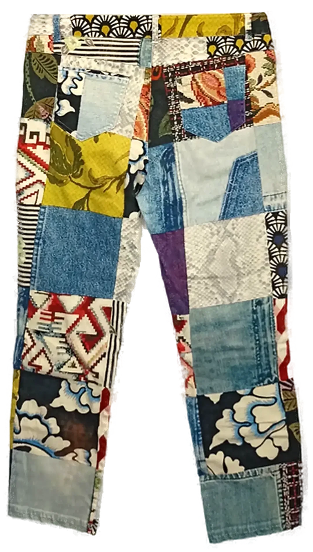 Desigual Damen Jeans mehrfarbig gemustert Gr. L – Bild 2