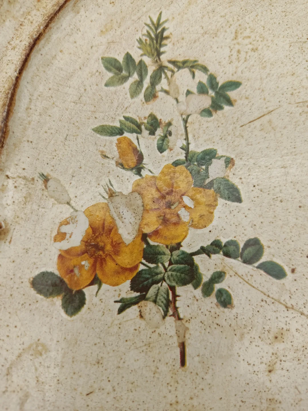 Florentinisches Holz-Dekotablett aus Italien | Barock-Charme – Bild 5