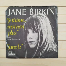 Jane Birkin, je t' aime...moin non plus, Vinyl Single (1969)