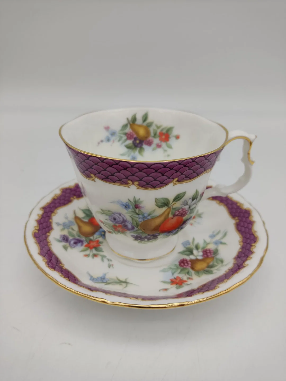 Royal Albert - 6x Tee-/Kaffeetassen 'England Fruit Series' – Bild 12