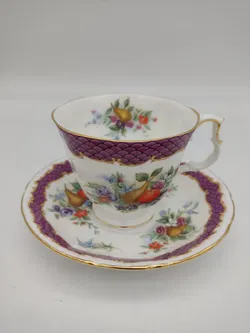 6x Tassen und Untertassen der Royal Albert England Fruit Series  - Bild 12