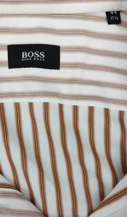 Boss Herren Hemd gestreift Gr. 44 - Bild 4