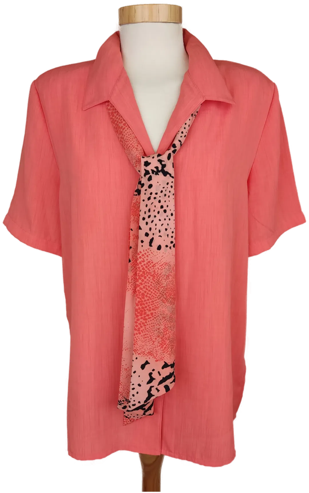 BIAGGINI Damen Kurzarmshirt mit Schulterpolsterung lachs - M/38 - Bild 4