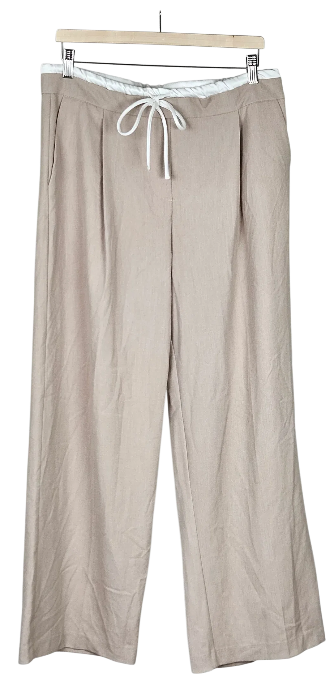 ZARA Damen Hose, beige - Gr. L  - Bild 1