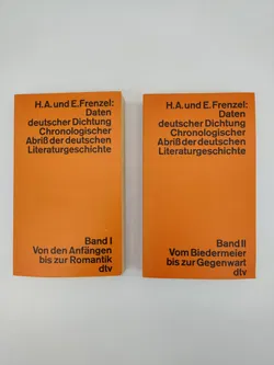 Daten deutscher Dichtung. Chronologischer Abriß der deutschen Literaturgeschichte. Band 1 und Band 2 - Bild 1