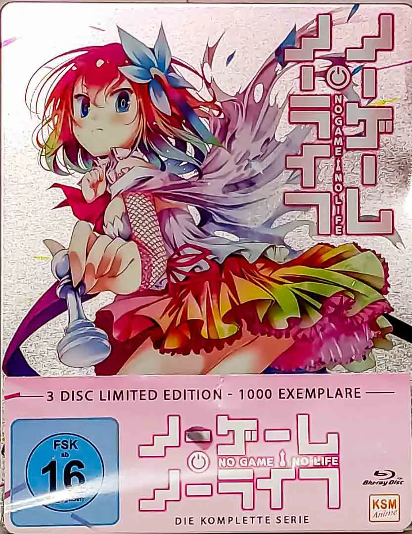 No Game No Life komplette Serie Limited Edition 3 Blu-rays limitiert - Bild 1
