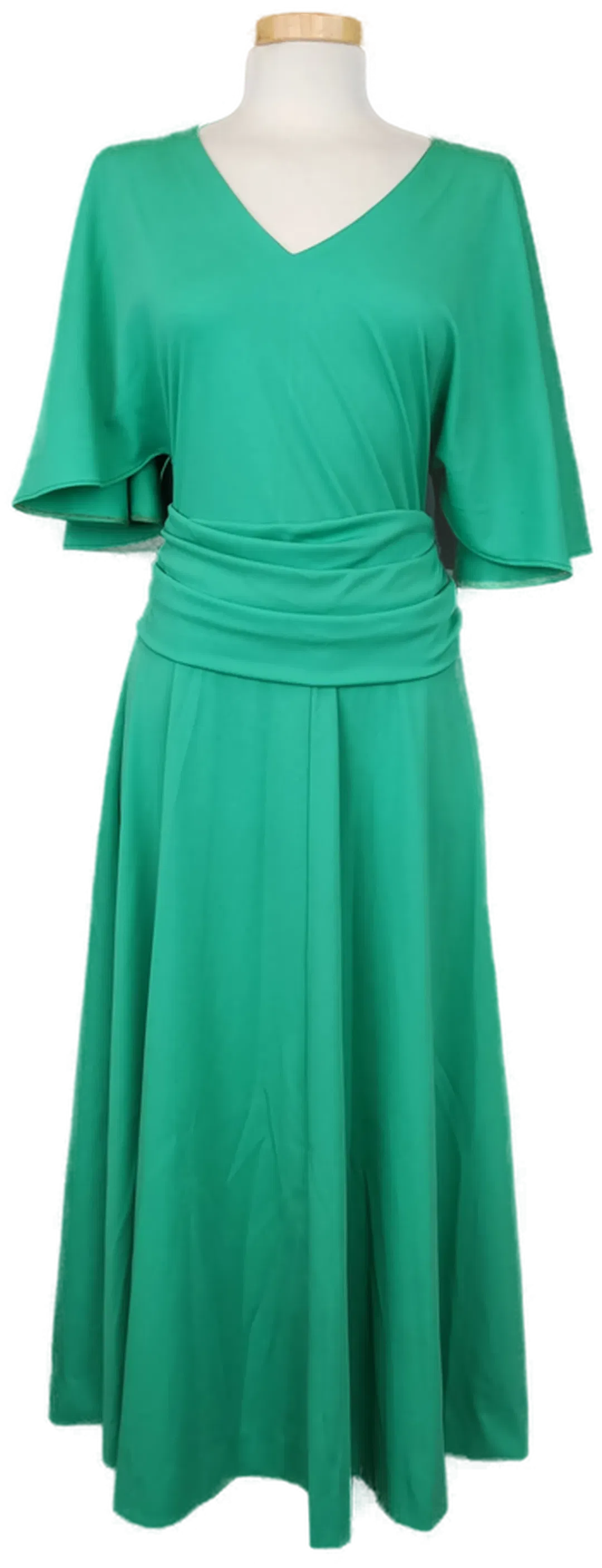 Vintage Midikleid grün - M/38 - Bild 4