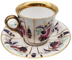 Porzellan-Kaffeegedeck H&C Chodau (Gebraucht, Patina) | Vintage-Schatz - Bild 2