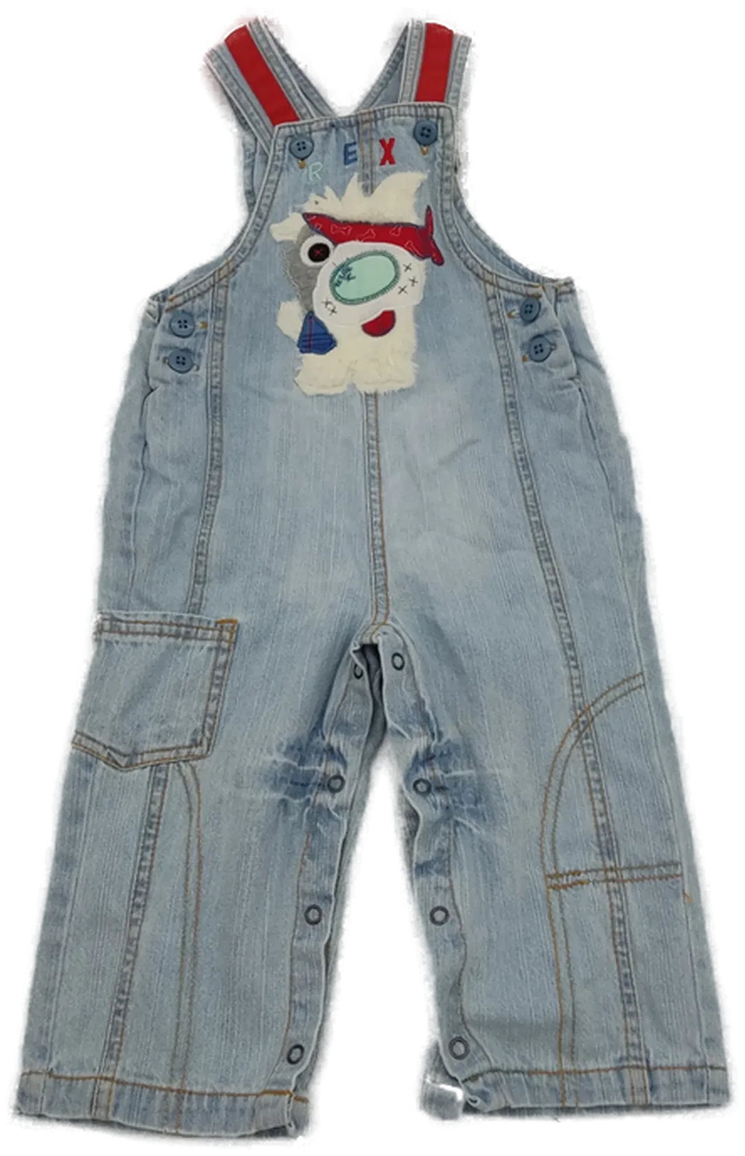 Teeny Weeny Kinder Jeans Latzhose blau Gr. 84 cm (12 Monate) - Bild 1