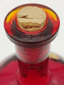 Rote Glaskaraffe von Joska  | Bayerische Schnapsflasche  - Bild 4