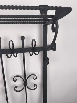 Wandgarderobe Schmiedeeisen - Bild 2