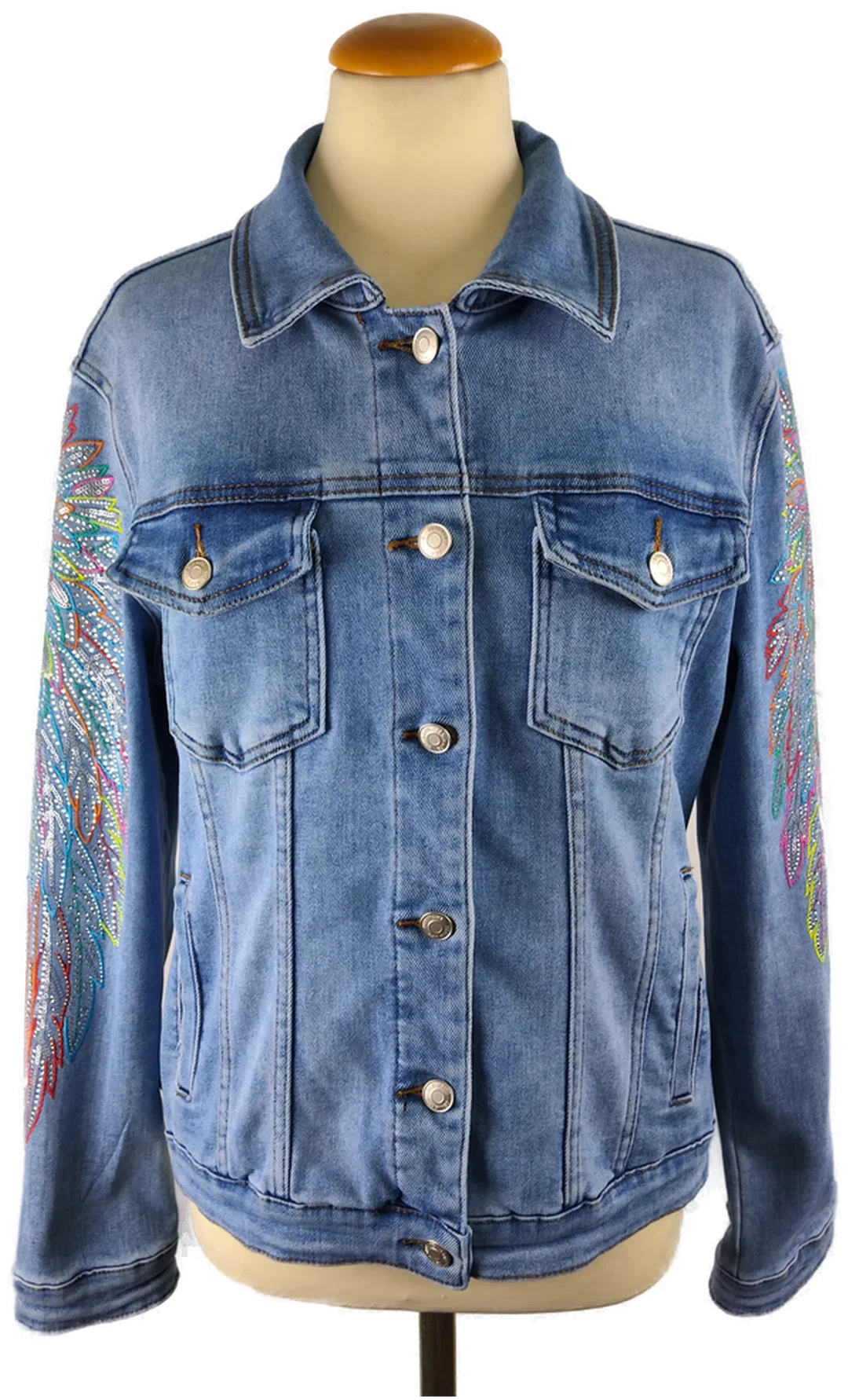 Damen-Jeansjacke Sonstige Baumwolle | Casual-Klassiker – Bild 1