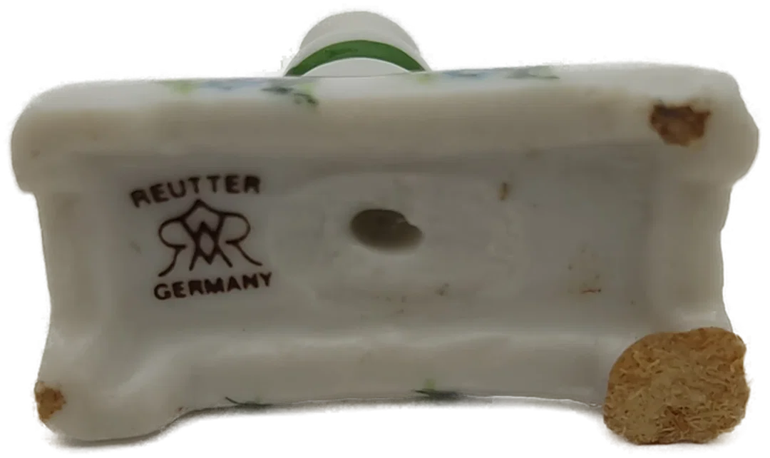 Puppenhaus Zubehör: Miniatur-Messerbank Reutter Porzellan | Sammlerstück  – Bild 5