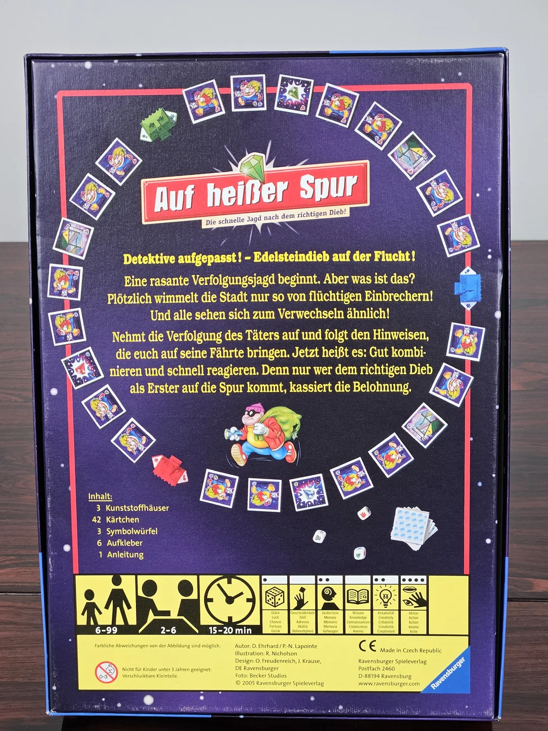 Auf heißer Spur -  Gesellschaftsspiel - Ravensburger – Bild 2