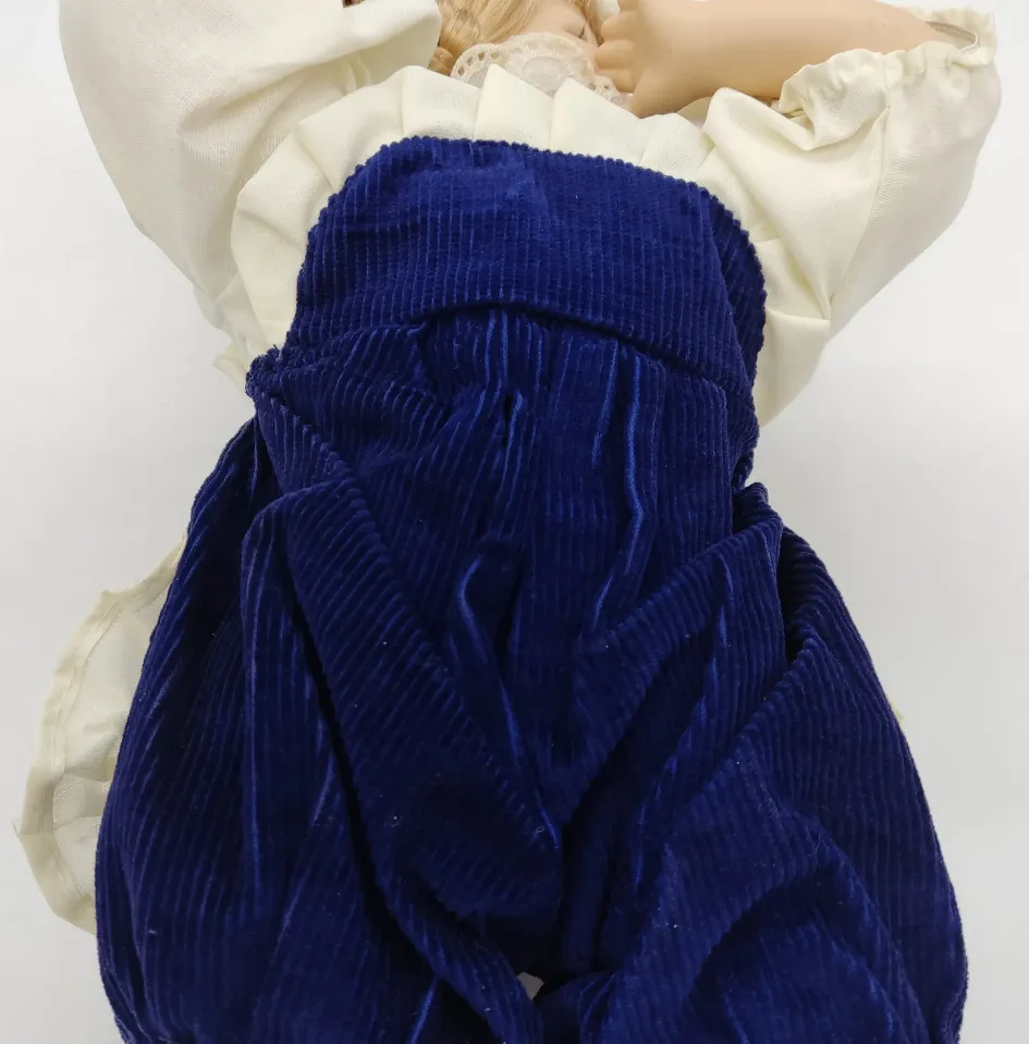 Puppe Porzellan H 501 Hochwertig Länge ca 44cm – Bild 7