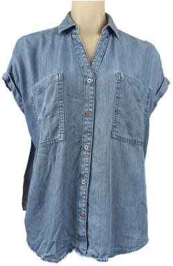C&A, Damenbluse Jeans, Gr. L