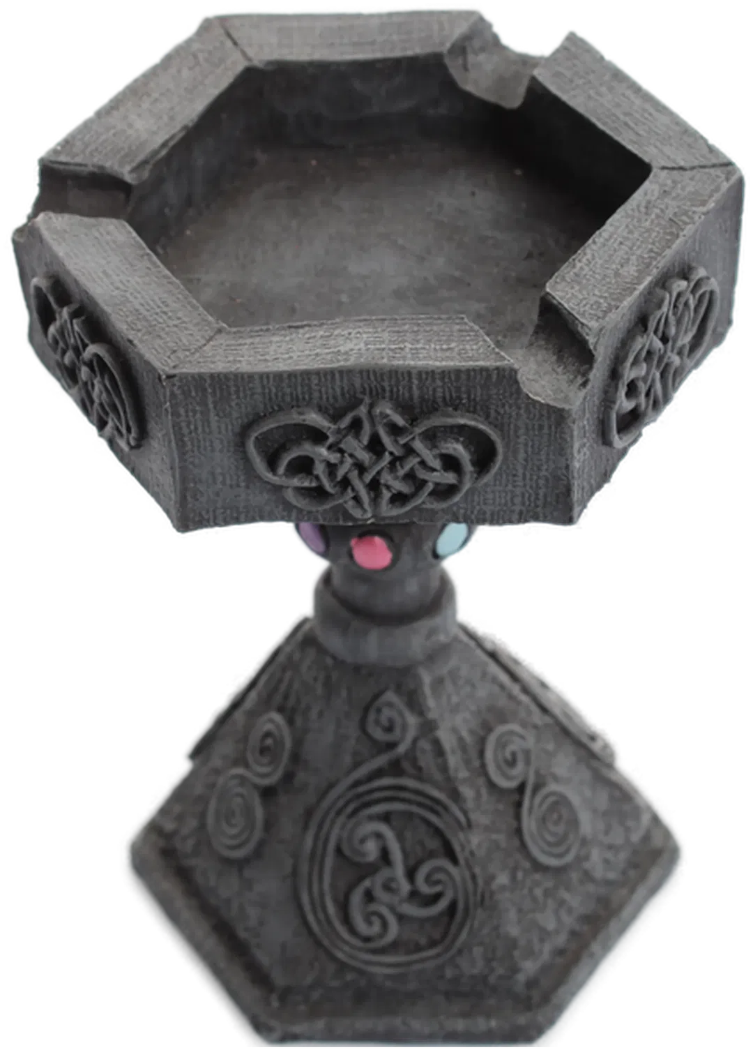 Deko-Set: Mystischer Kelch & Drachen-Sarg aus Massivholz – Gothic Fantasy Stil - Bild 4