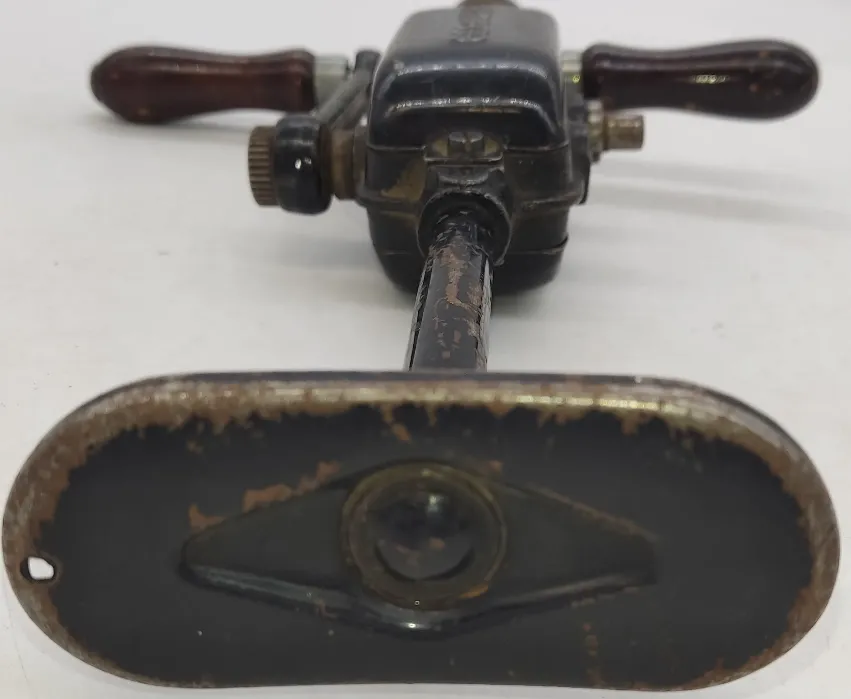 Vintage Handbohrmaschine aus Metall schwarz – Bild 8
