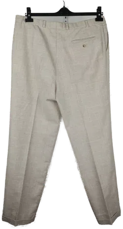 StMichael Herrenhose braunkariert - Bundweite 50 - Bild 2