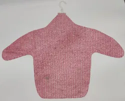  Aufblasbarer Oberteilaufhänger, rot/weiß gemustert - Bild 1