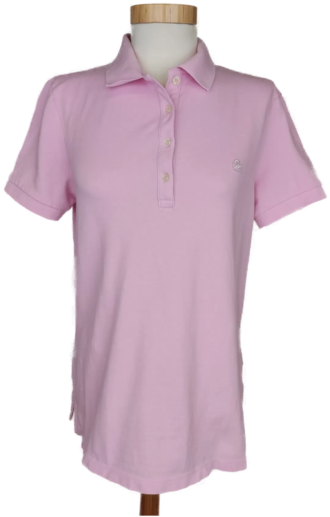 United Colors of Benetton Damen Poloshirt rosa - M/38 - Bild 4