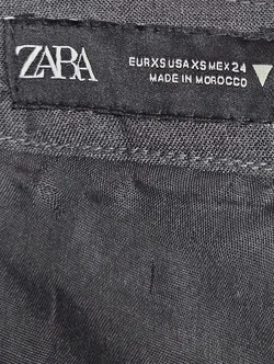 Zara Damen Shorts, grau - Gr. XS – Vorschau 4