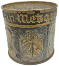 Nürnberger Lebkuchendose Gold, geprägtes Relief | Vintage-Schatz - Bild 2