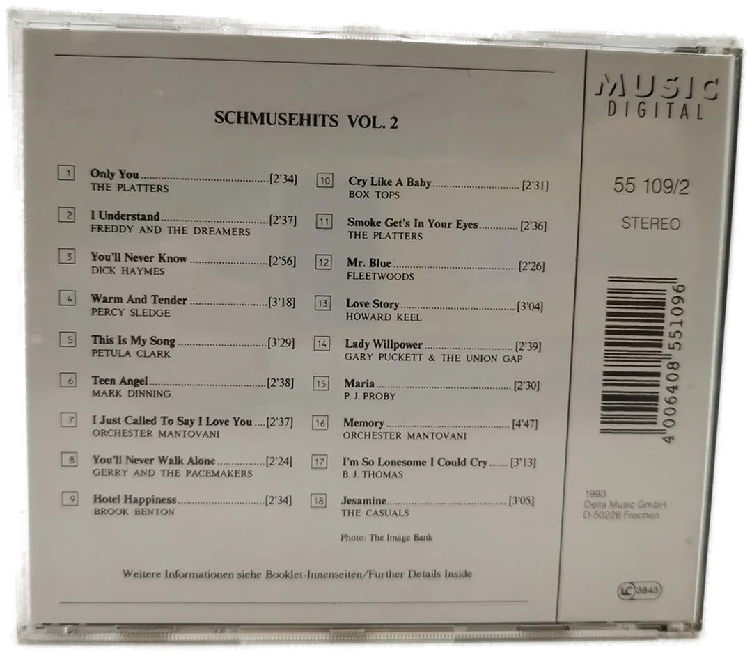 Schmusehits, CD 2 - 18 Neu- u. Originalaufnahmen der Superhits – Bild 2