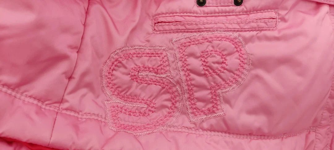 SP Kitzbühel Sportalm Vintage Damen Skijacke mit Kunstpelz roserot/pink Größe 42 – Bild 9