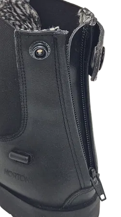 Norton LACETS FOURRÉES Leder Reitstiefeletten, schwarz - Gr. 40 - Bild 5