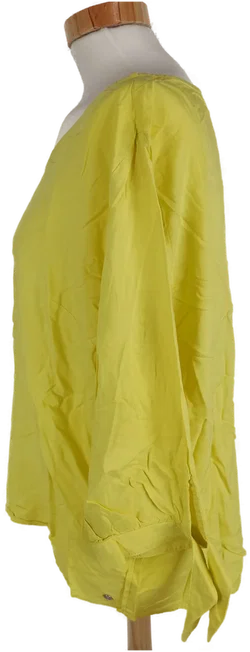 CECIL Damen Shirt in Gelb, XL, V-Ausschnitt, 3/4 Arm - Bild 2