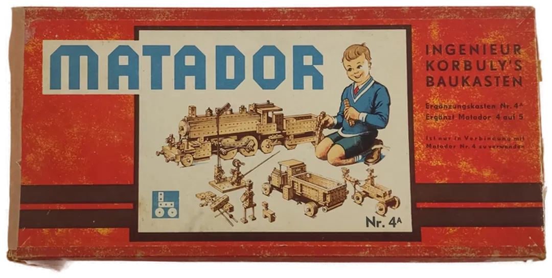 MATADOR Korbulys Vintage Baukasten aus Holz 