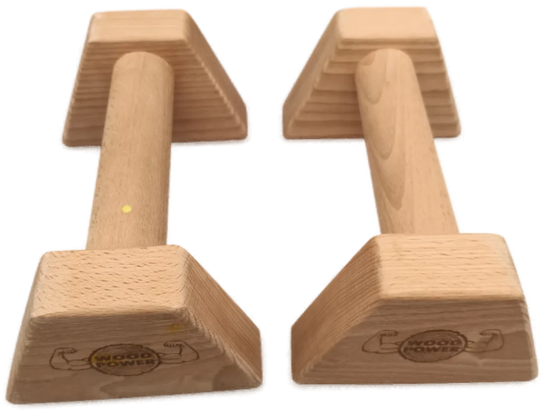 Liegestützgriffe Holz, Power Bars, Woodpower - Bild 1