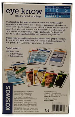 Eye to know, Das Quizspiel fürs Auge, Kosmos - Bild 2