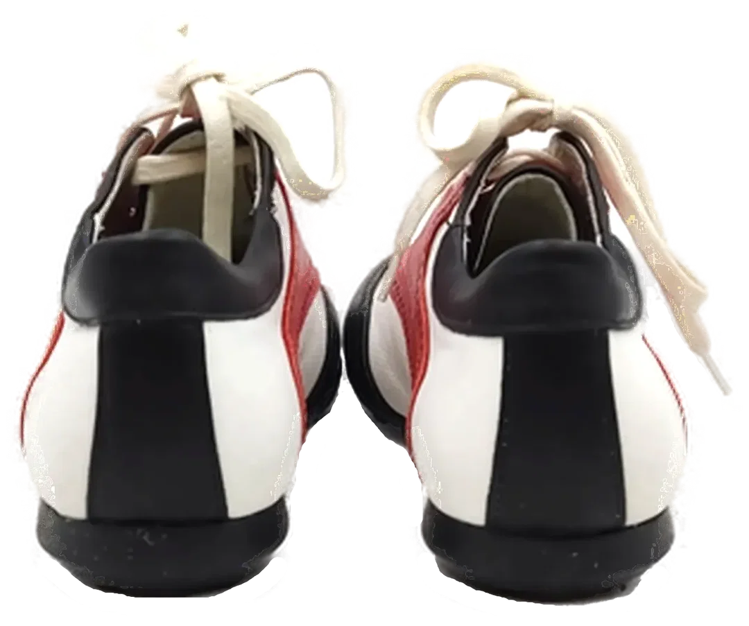 Walter Genuin Damengolfschuhe schwarz/weiß/rot Gr. 37 – Bild 3