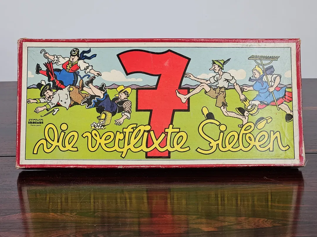Die Verflixte Sieben  - Vintage Gesellschaftsspiel - STOMOSPIELE - Bild 1