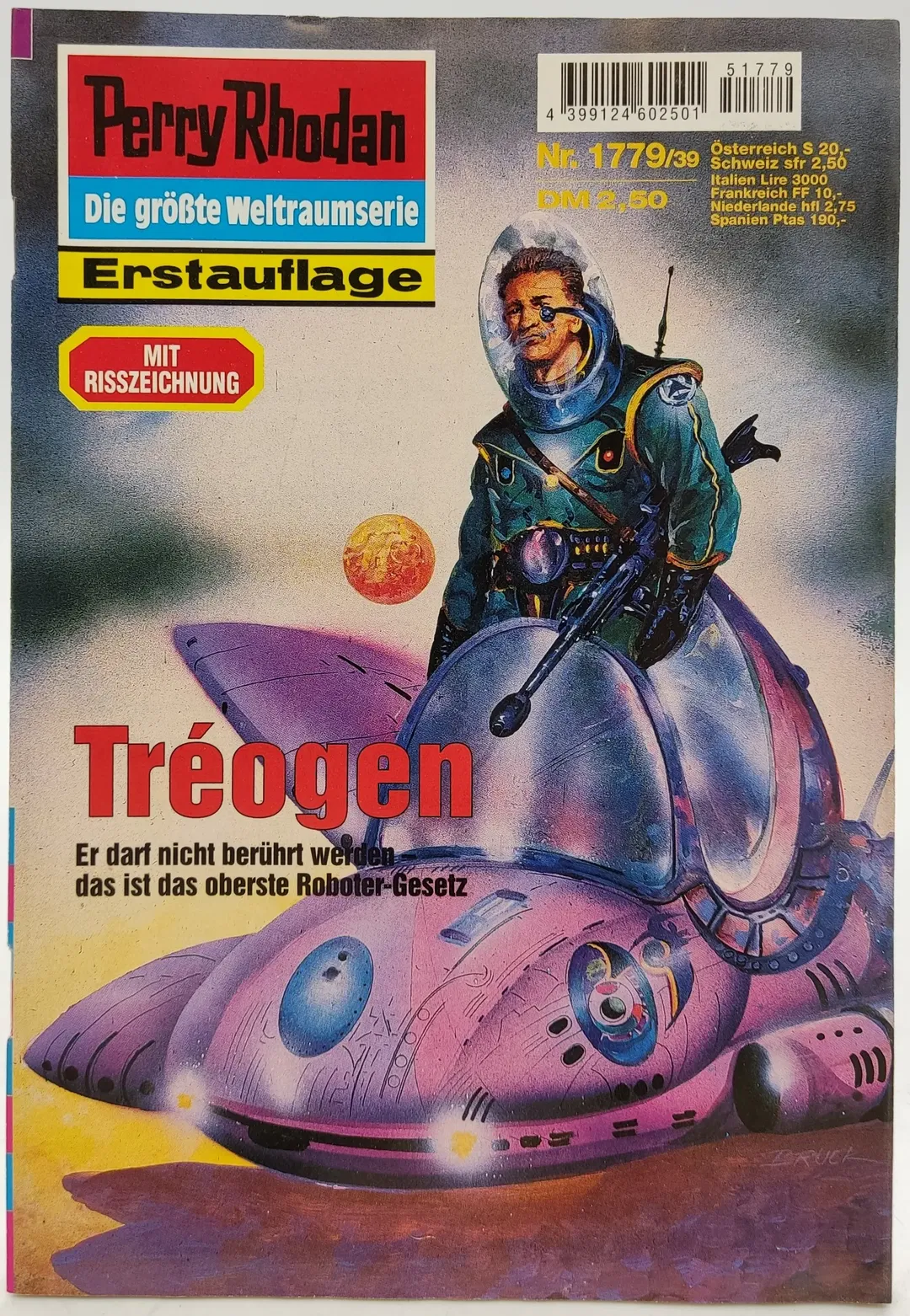 Romanheft Perry Rhodan Tréogen Erstauflage Nr.1779 - Bild 1