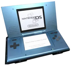 Nintendo DS Konsole Blau | mit Originalkarton, Tasche & 2 Spielen | Vintage Handheld - Bild 1