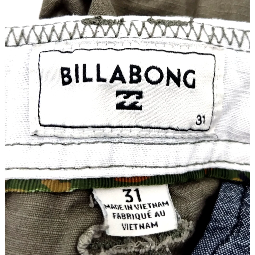 BILLABONG Herren kurze Jeans grün Gr. 31 – Bild 3