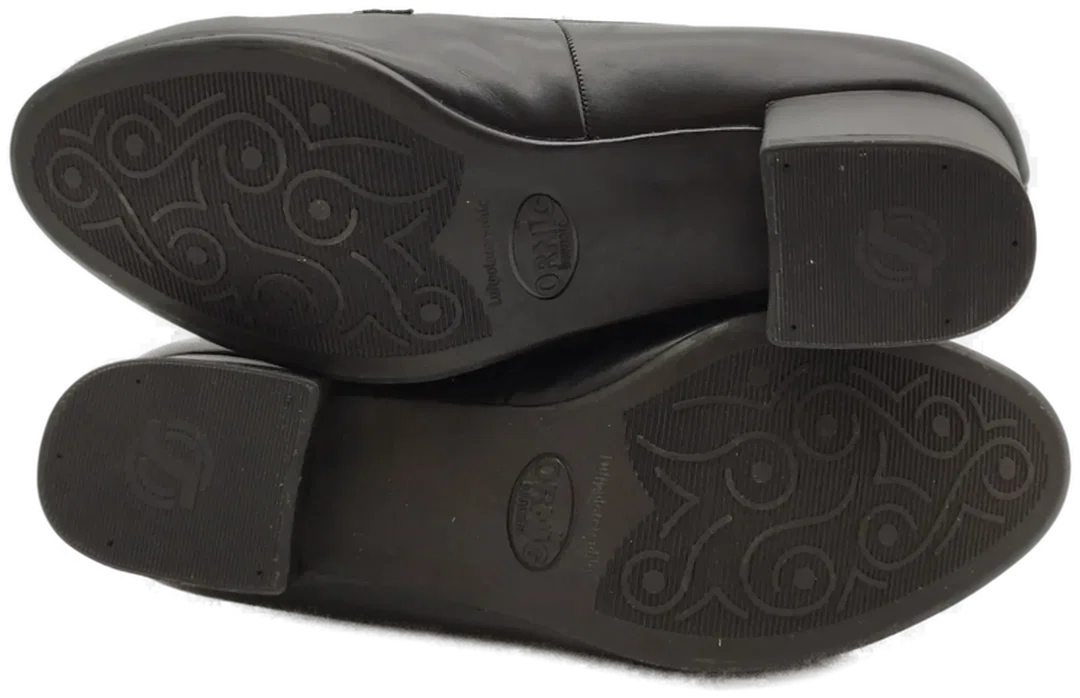 Damen Slipper Mit Absatz Marke Ornig Gr. 38,5 | Zeitloser Chic – Bild 5