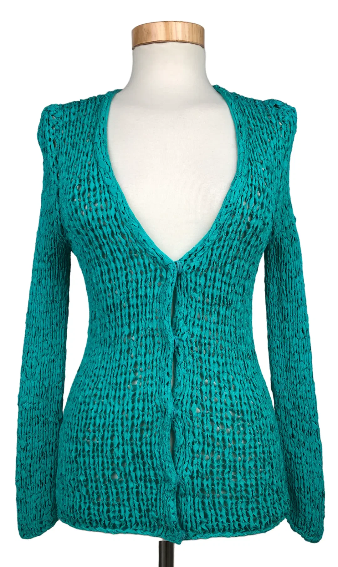 P.A.R.O.S.H. Damen Cardigan, türkis - Gr. S  - Bild 4