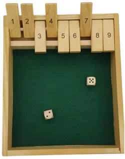Klipp-Klapp Würfelspiel aus Holz - Bild 1